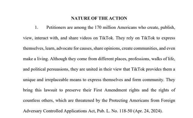 图片[2]-多名TikTok创作者起诉美国政府：禁令对美国人生活产生深远影响-小师评